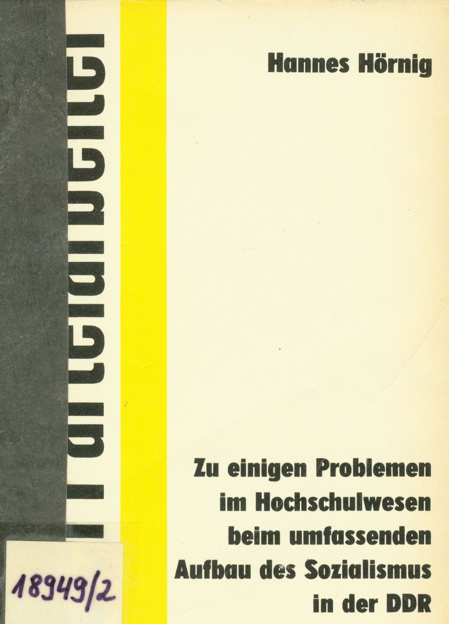 Cover Hörnig 1965