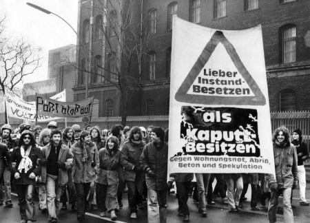 Demonstration in Berlin-Moabit