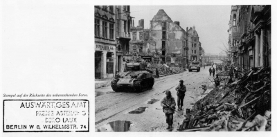 Amerikanische Truppen erobern Anfang März 1945 Köln.