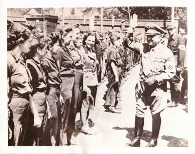 Dr. Robert Ley, der Führer der Deutschen Arbeitsfront (DAF), auf einem AP-Foto vom 4. Juli 1942