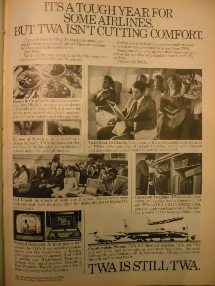 Die Pan-Am-Utopie (aus: Newsweek, 22.4.1974)