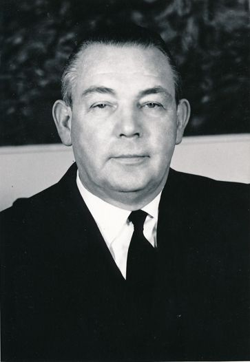 BDI-Präsident Fritz Berg (Foto von 1955) (Wikimedia Commons, Publicon, Fritz Berg (1949-1971), CC BY-SA 4.0)