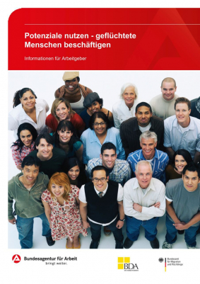 Cover einer Broschüre der Bundesagentur für Arbeit, 2016