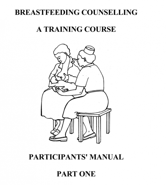 Anleitungen für das Stillen gehörten auch in den 1990er-Jahren zu den Schwerpunkten der WHO-Programme.  (WHO, Diarrhoeal Diseases Control Programme, Breastfeeding Counselling: A Training Course, WHO-Archiv, WHO/CDR/93.3 – 96.6, 1993)