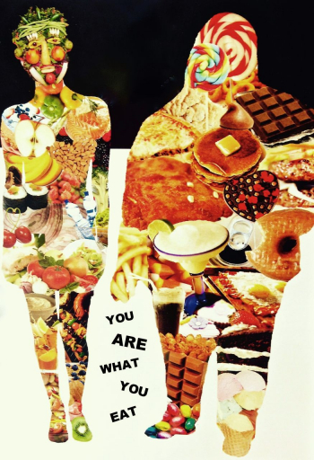 Plakat in einer Arztpraxis, 2015 (Flickr, OakleyOriginals, »You Are What You Eat«, CC BY 2.0)
