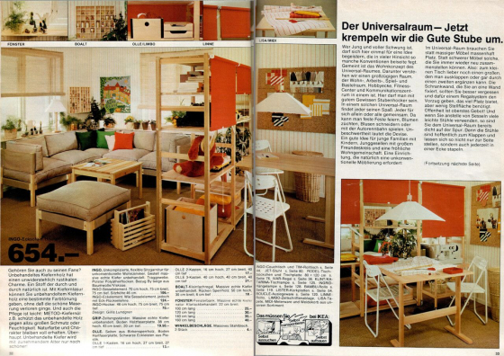 IKEA-Katalog Deutschland 1978/79, S. 32f. (© Inter IKEA Systems B.V.)