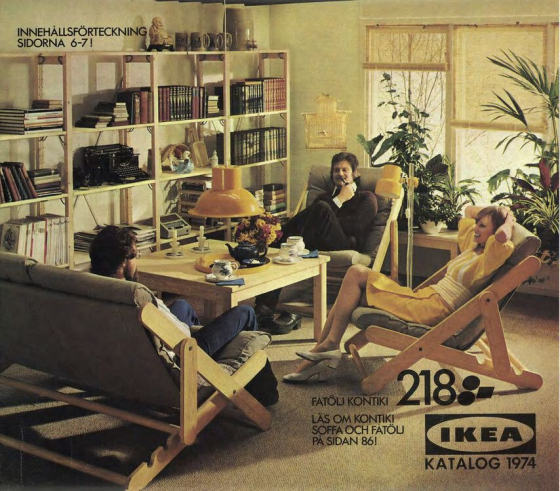 IKEA-Katalog Schweden 1974, Titelseite (© Inter IKEA Systems B.V., URL: https://ikeamuseum.com/en/digital/ikea-catalogues-through-the-ages/1970s-ikea-catalogues/1974-ikea-catalogue/)