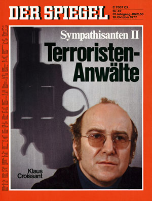 SPIEGEL-Titel vom 10. Oktober 1977