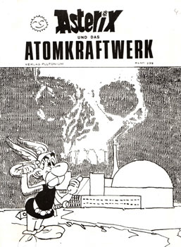 Raubcomic: „Asterix und das Atomkraftwerk“, Cover.