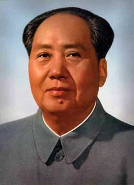Offizielles „one-ear“-Mao-Porträt der 1960er-/1970er-Jahre von Wang Guodong für den Platz des Himmlischen Friedens (Tiananmen-Platz) in Peking
