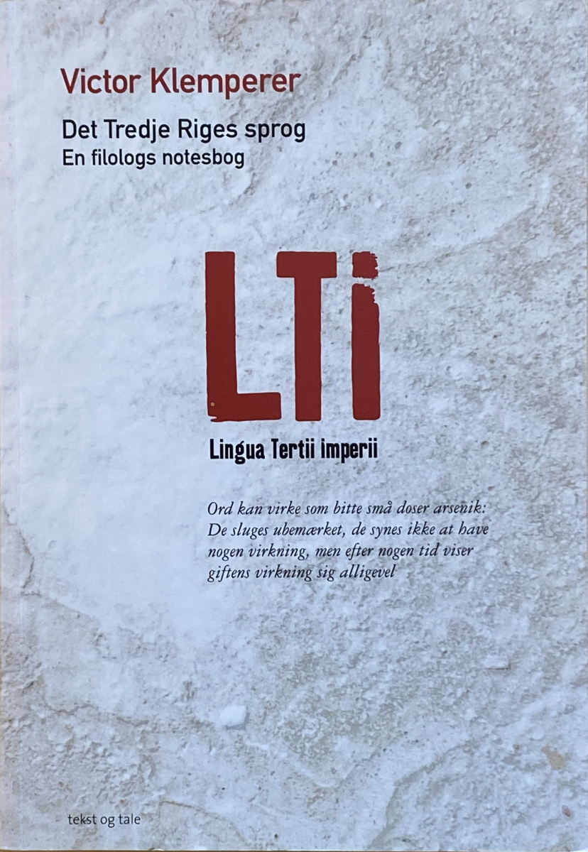 Dänische Ausgabe, Verlag Tekst og Tale, 2010