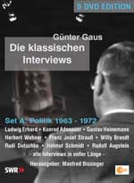 Günter Gaus, Die klassischen Interviews, Set A