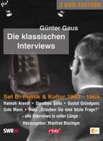 Günter Gaus, Die klassischen Interviews, Set B