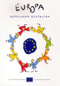 Plakat zum Europatag 1997