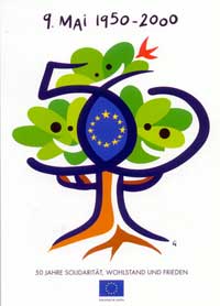 Plakat zum Europatag 2000