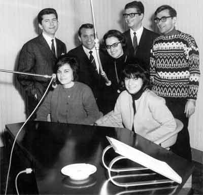 Mitarbeiter der Ausländerabteilung des Bayerischen Rundfunks im November 1965