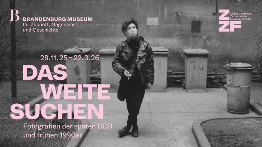Plakat der Ausstellung »Das Weite suchen«