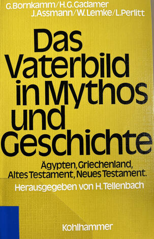 Cover des ersten von insgesamt vier Sammelbänden, die aus Tellenbachs interfakultativen Seminaren in Heidelberg zum Vaterbild hervorgegangen sind